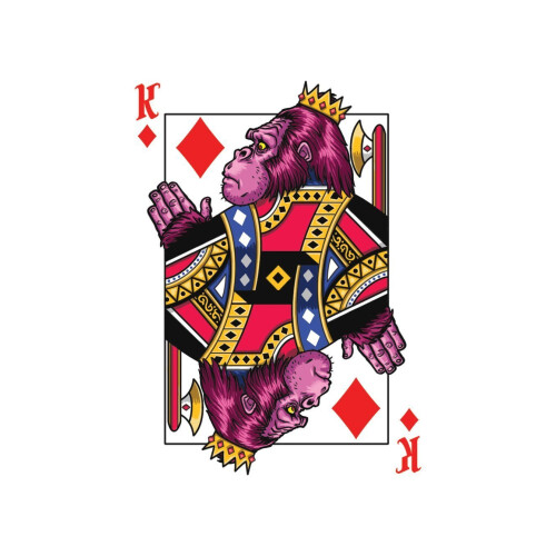 Albino Dragon Gorilla Deck Speelkaarten 2