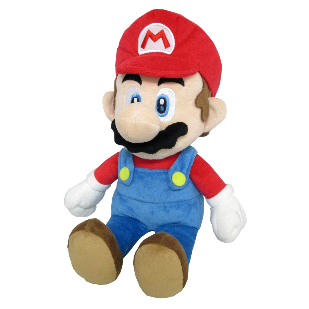 Photos - Other Toys Little Buddy 1583 Super Mario All Star Collection - 1583 - Mario Medium Stuffed Plush 14"""""""""""" Multi-Colored