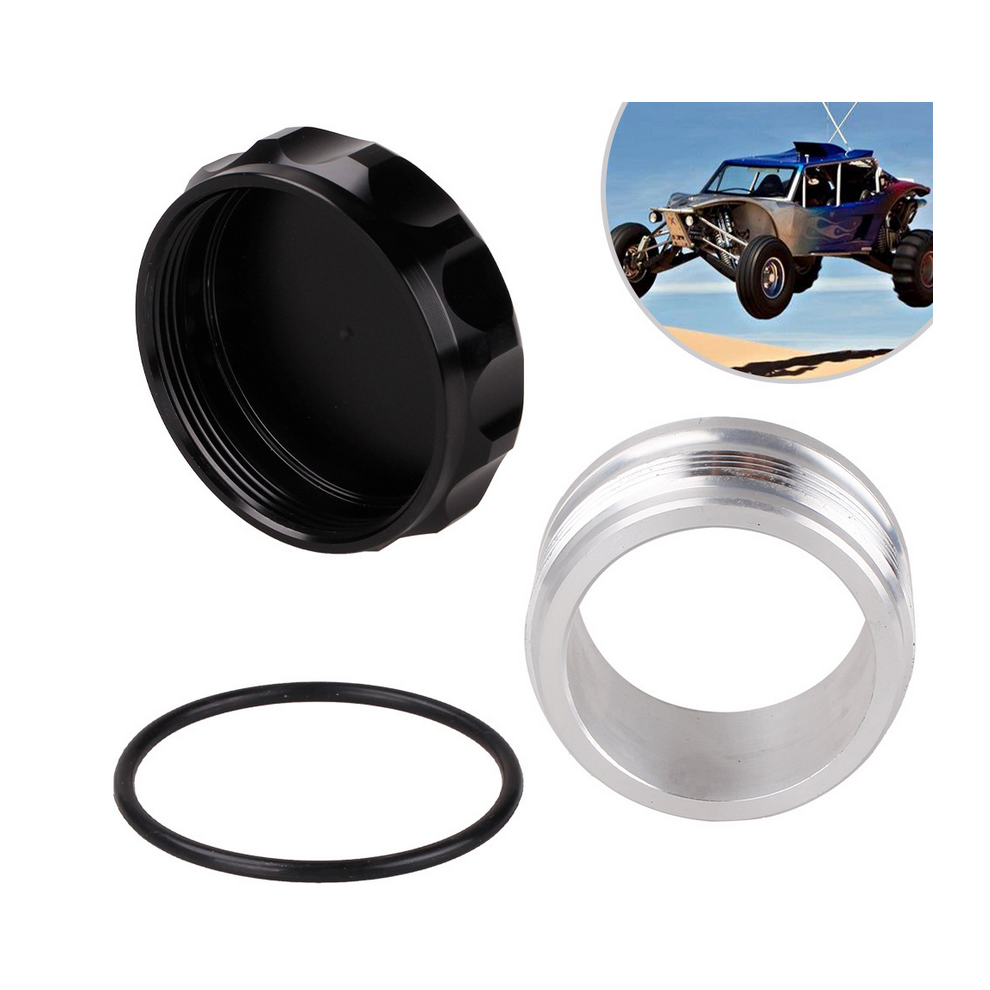 (2.5 Inch) 1 Inch-2.5 Inch Weld Billet On Filler Neck Cap Oil Fuel Water Tank Aluminum Alloy Black 4006904351329