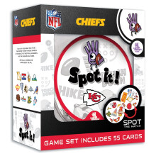 Masterpieces Game Day  NFL Kansas City Chiefs Spot It Game gyerekeknek, felnotteknek s csaldoknak
