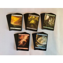 100 terre base Full Art - Magic The Gathering - 20 palude montagna foresta pianura isola - MTG!
