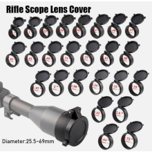 (46.5) Scope Flip Up Cap Quick Spring Protection Objective Lense Lid Lens Cover