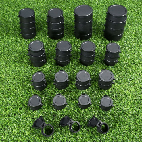 (64) Scope Flip Up Cap Quick Spring Protection Objective Lense Lid Lens Cover 1