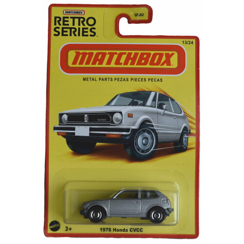 Hot Wheels Matchbox 1976 Honda CVCC Retro Series
