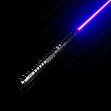 High-Power Blue Laser Torch 445nm - Handheld Tactical Flashlight with Adjustable Focus, Fire-Starting Beam, 3000m Range