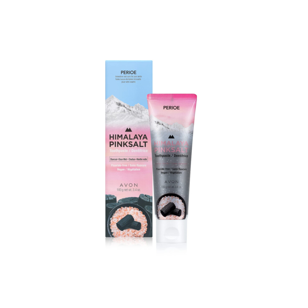 Periode Pink Perioe Flouride-Free Himalayan Salt Toothpaste 3.4 Oz - Charcoal