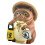 Statua giapponese del cane procione Tanuki 1