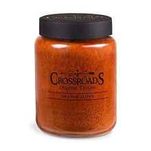 Candela profumata Crossroads Orange Clove a 2 stoppini, 26 once