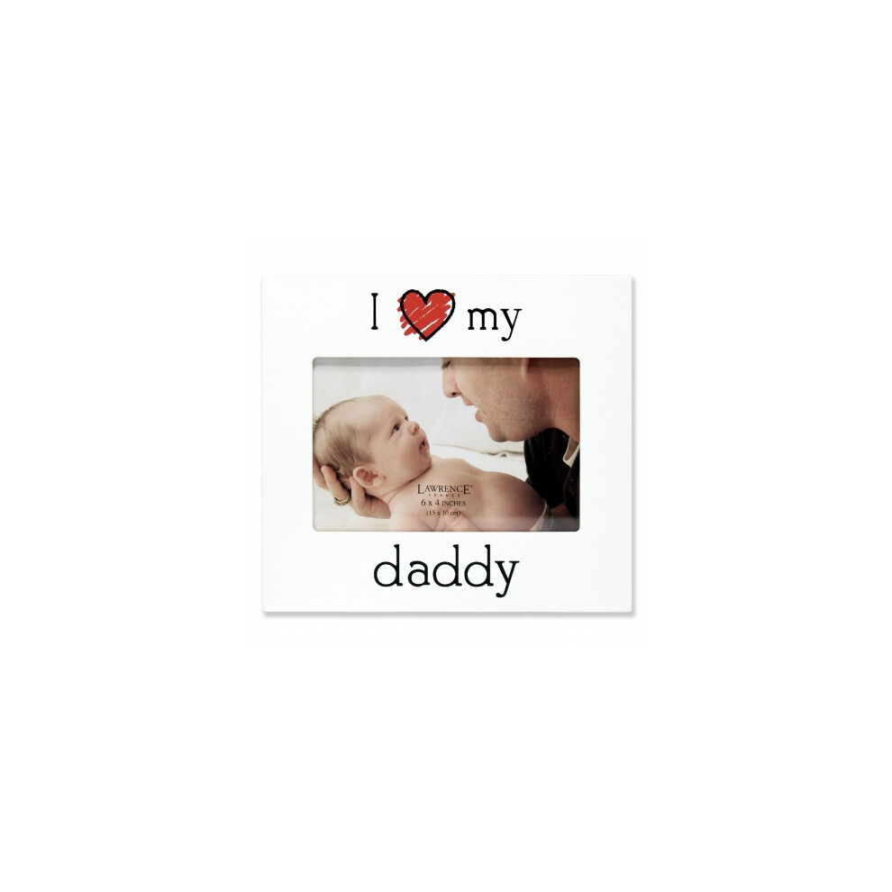 Lawrence Frames 550164 Bilderrahmen I Love My Daddy , Wei , 1,7 Cm.-image