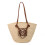 Beach weaving straw tote bag 1