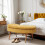 Living And Home Chenille Upholstered Button Tufted Storage Ottoman Bench 3