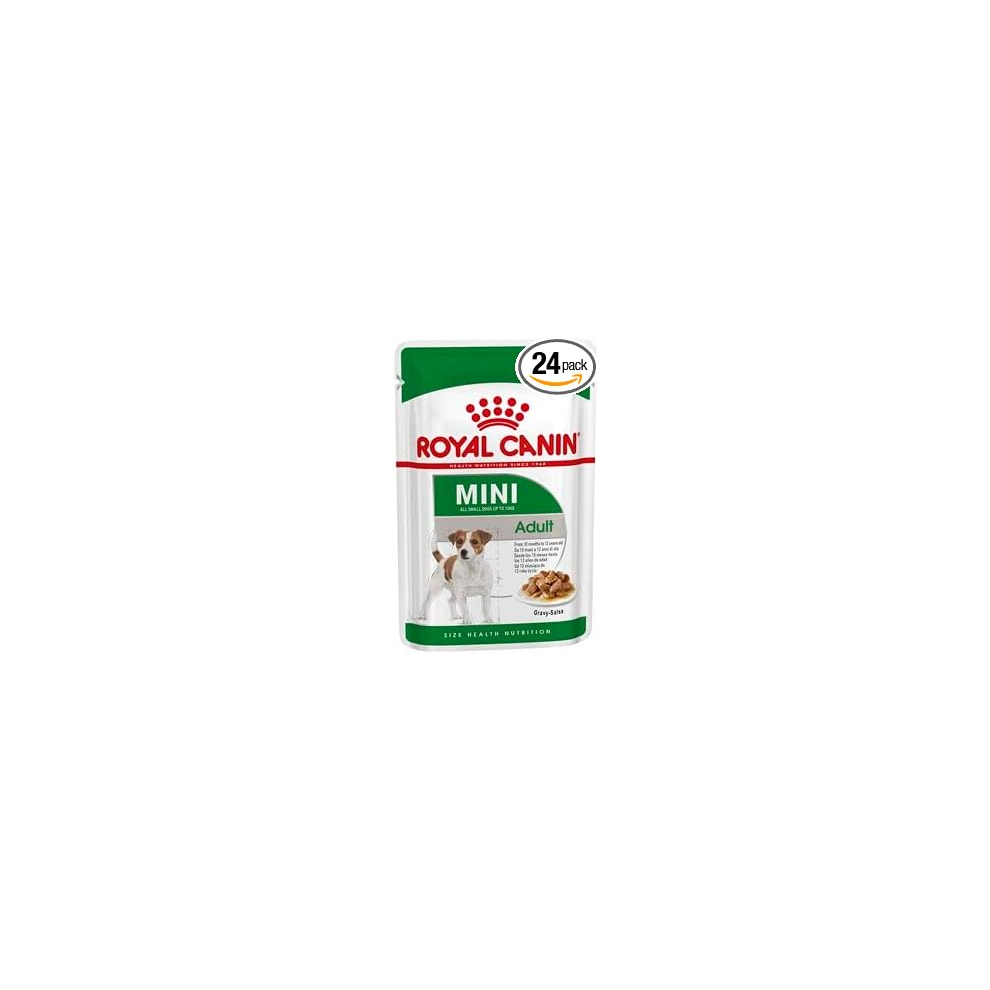 Royal Canin Mini Adult In Gravy Wet Dog Food 85G (24 Packs)