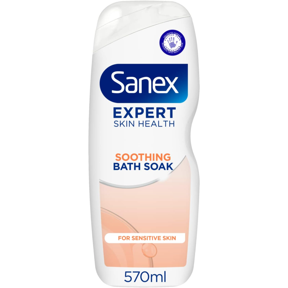 Sanex Expert Skin Health Soothing Bath Soak 570ml bath soak men and women bath foam advanced prebiotic formula comforts