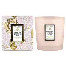 Bougie classique en verre Voluspa Panjore Lychee, 255 ml
