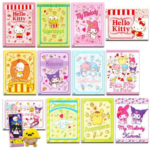 Hello Kitty Hello Kitty Poster Set - Hello Kitty Room Decor Bundle with 12 Hello K