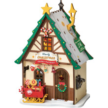Robotime DIY Twinkling Christmas Miniature Doll House for Adult Gift