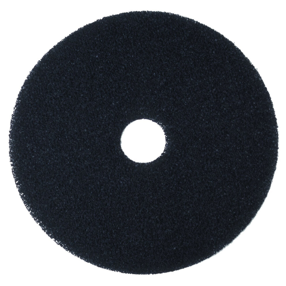 3M Black Stripper Pad 7200  20 in  5/Case