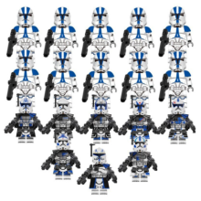 18Pcs Star Wars Clone Troopers Minifigures Gift Fit Lego