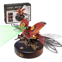 Robotime Model Kit for Adult to Build 3D Metal Puzzle Scout Beetle Toy