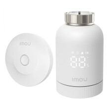 Conjunto termostático con cabezal y puerta de enlace inteligente IMOU KIT/TRV1-2 Blanco