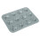 Fox Run Mini Heart Muffin Pan  12-Cup  Preferred Non-Stick  Gray 1