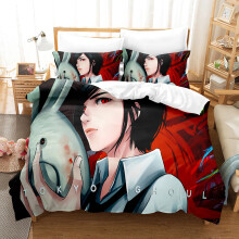 (14, 90*200 Two-piece Set) New Ghoul Series Three-Piece Duvet Cover Furro Four-Piece Two-Piece Bedding Set
