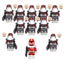 11Pcs Star Wars Clone Troopers Minifigures Gift Fit Lego