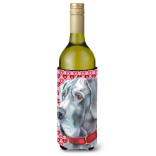 Great Dane Hearts szerelem s Valentin-napi borosveg italszigetelo hugger LH9563LITERK