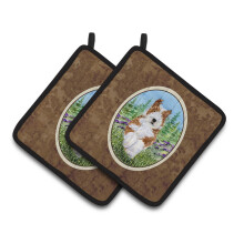 Caroline's Treasures SS8320PTHD partacollie-patalaput (1 pari) 7,5"" x 7,5"" moniv riset