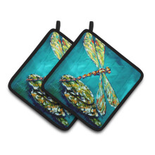 Caroline's Treasures MW1144PTHD Hy nteinen Sudenkorento Matin-patulaput (1 pari) 19,5 cm x 19,5 cm moniv rinen