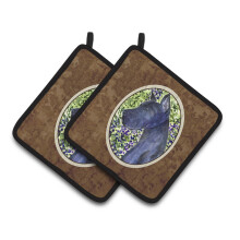 Caroline's Treasures SS8745PTHD tanskandoggipatukat (1 pari) 7,5"" x 7,5"" moniv riset