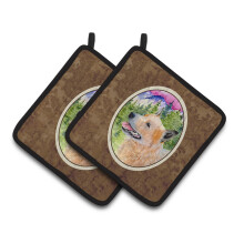 Caroline's Treasures SS8335PTHD Australiankarjakoiran patalaput (1 pari) 7,5"" x 7,5"" moniv rinen