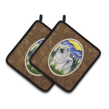 Caroline's Treasures SS8323PTHD Keeshond-patalaput (1 pari) 7,5"" x 7,5"" moniv rinen