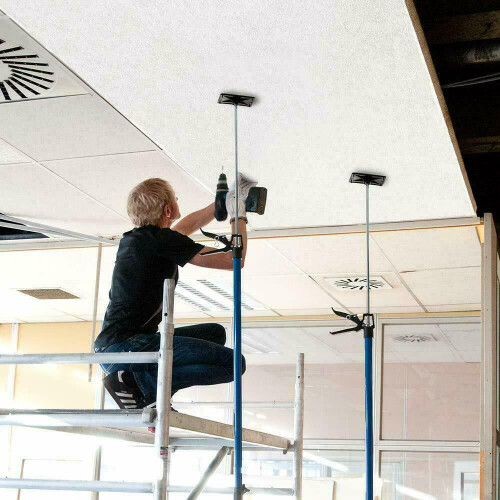 2PC Adjustable Drywall Plasterboard Ceiling Props 2