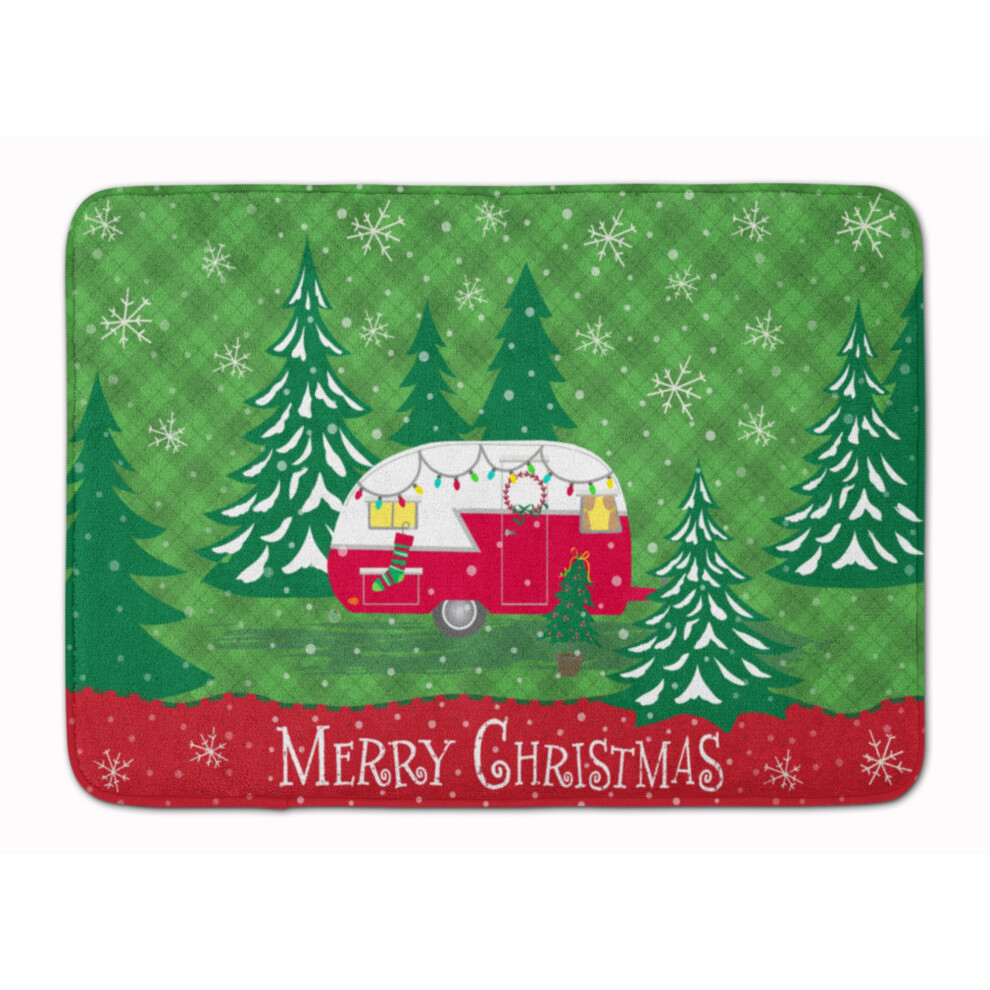 Tapis de sol vintage de No  l pour caravane de camping Caroline's Treasures, 48 x 68 cm, multicolore
