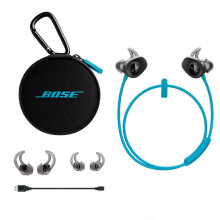 (blue) Bose SoundSport Bluetooth Wireless In-Ear Headphones