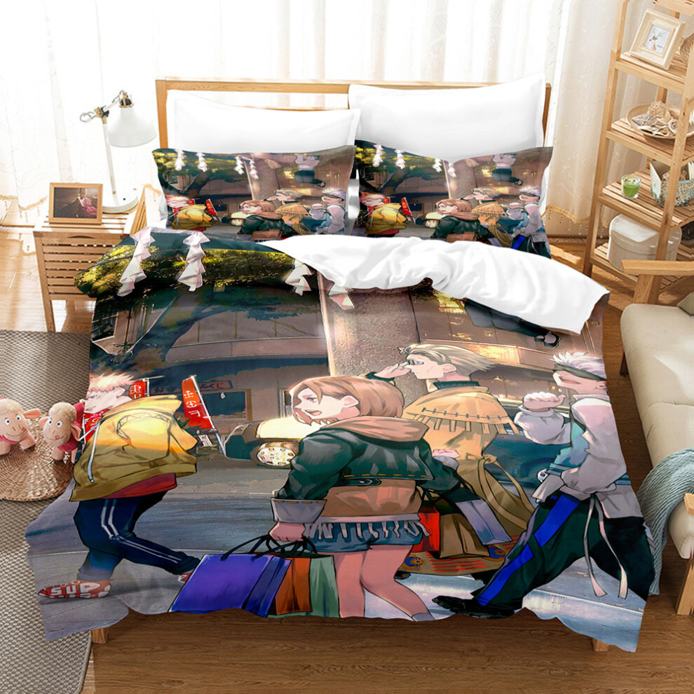 (14, 140*200 three-piece set) New three-piece set 3D digital printed quilt cover pillow cover bedding spell return to battle bed mold picture bedding-image-OPC-PGN6SQJ-NEW