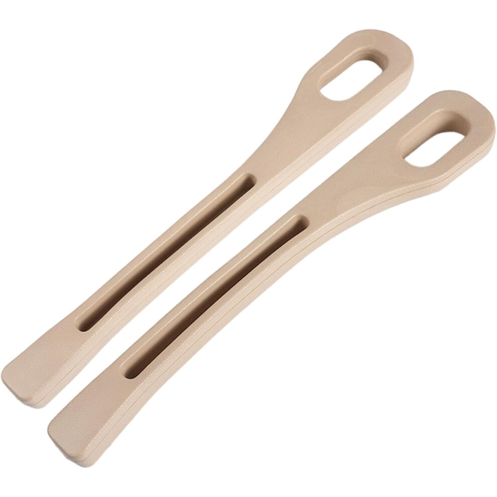 (Beige) Car Seat Side Filler,2X Between Seat And Console Organizer - Automotive Interior Accessories Crevice For SUVs, RVs Prevent Falling Phones