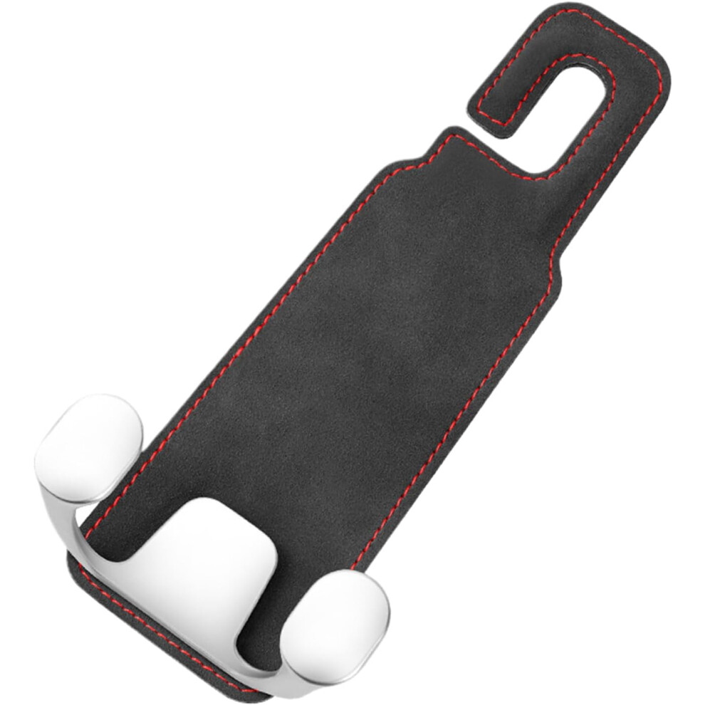 (Black) Car Back Seat Headrest Hook,Backseat Purse Hanger Rack | Heavy Duty Car Seat Hooks For Handbag Grocery Bag Coat Umbrella Black