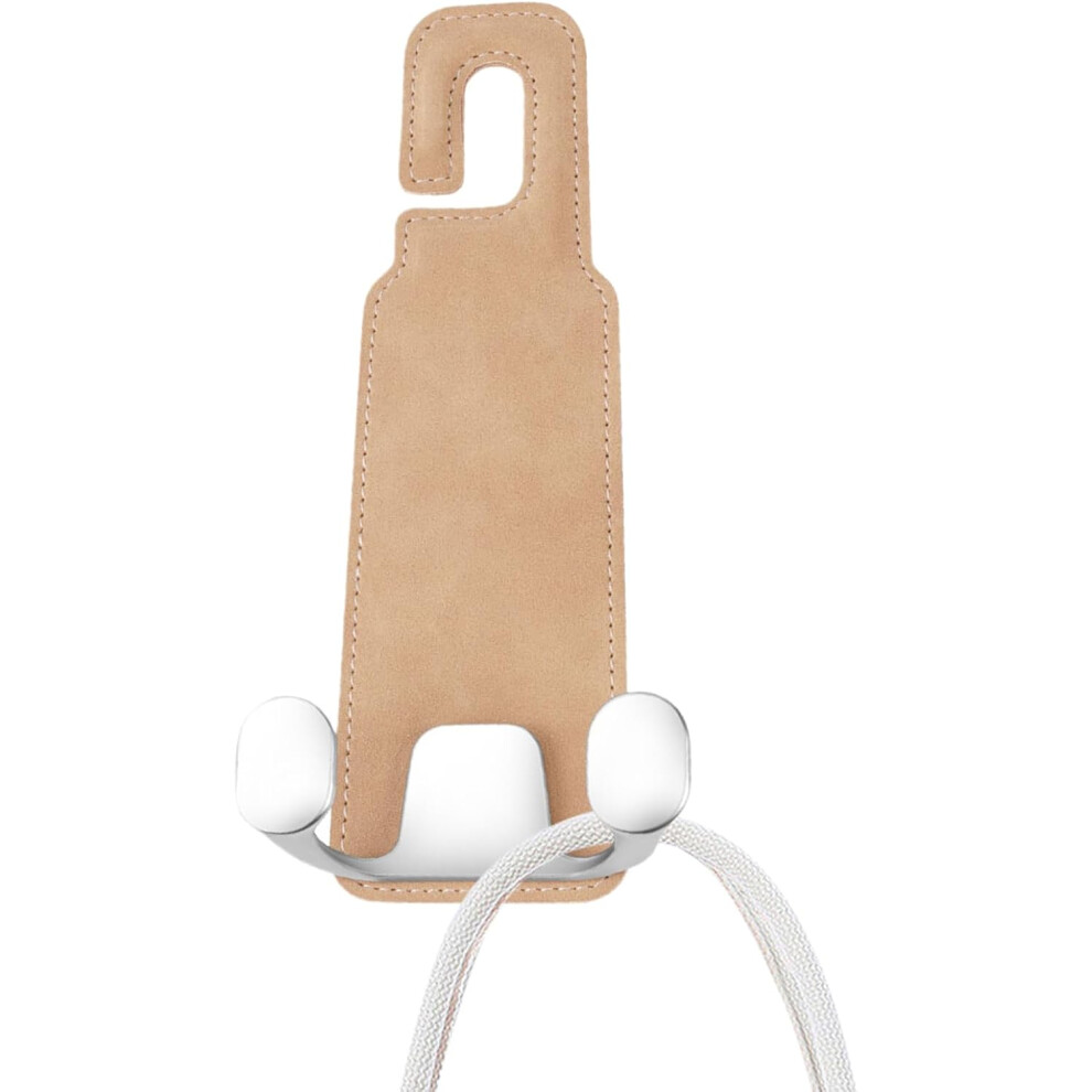 ( Colored) Car Back Seat Headrest Hook,Backseat Purse Hanger Rack | Heavy Duty Car Seat Hooks For Handbag Grocery Bag Coat Umbrella Cream