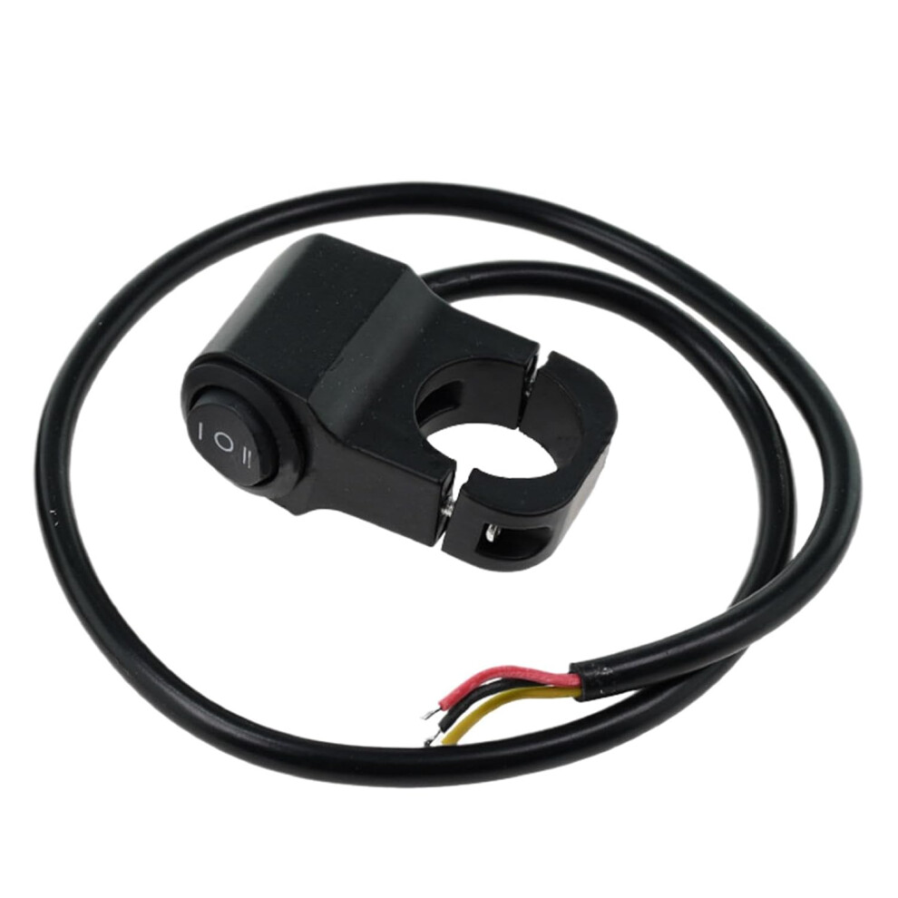 Motorcycle Headlight Control - Spotlights/Off Control,Waterproof Headlight Turn/Off Button, Sturdy Handlebar Light Control With Long Wire For Scooter
