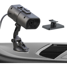 Portable Car Heater and Defroster,220w Fast Heating Defrost Defogger - Windshield Defogger and Defroster, Automobile Windscreen Heater, Rotatable