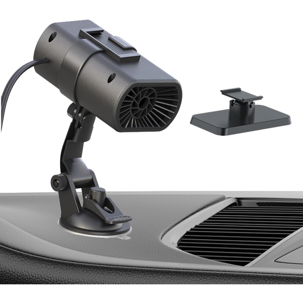 Portable Car Heater and Defroster,220w Fast Heating Defrost Defogger - Windshield Defogger and Defroster, Automobile Windscreen Heater, Rotatable