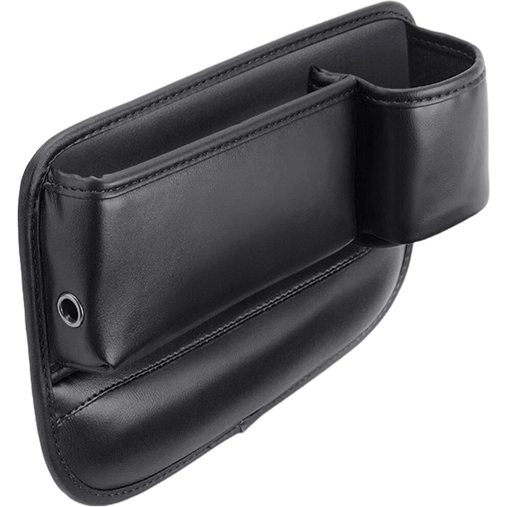 (Co-pilot) Car Crevice Filler - Vehicle Seat Crevice Organizer - Leather Car Seat Crevice Storage Box, Between Car Seat Catcher for Phone Keys Cards P