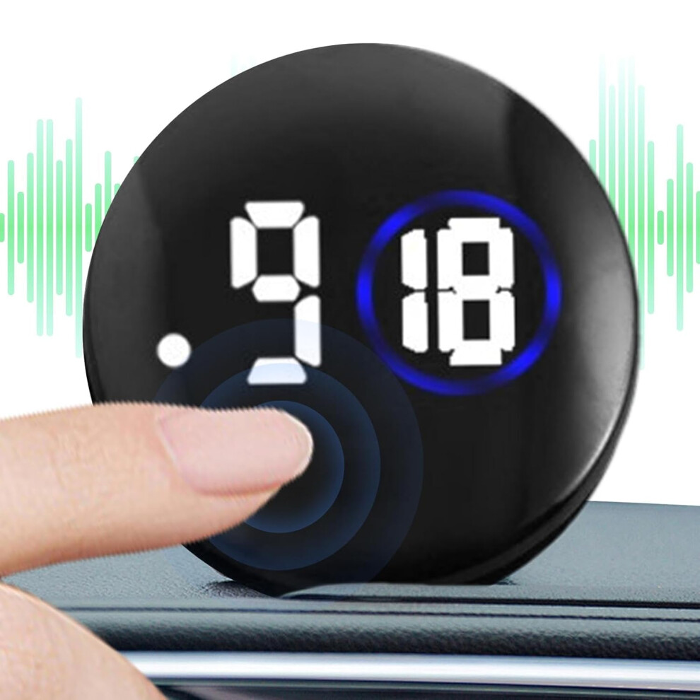 Car Clock | Car Dashboard Quartz Clock - Multifunctional Analog Clock Watch, Car Vent Clocks Watch, Small Digital Clock for Vehicle Automotive Car