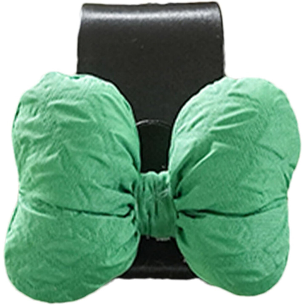 (Green) Car Seat Hooks for Headrest | Bow Design High Load-Bearing Multi-Purpose Hanger for Car | Portable Stable Storage Interior Accessory for Bags