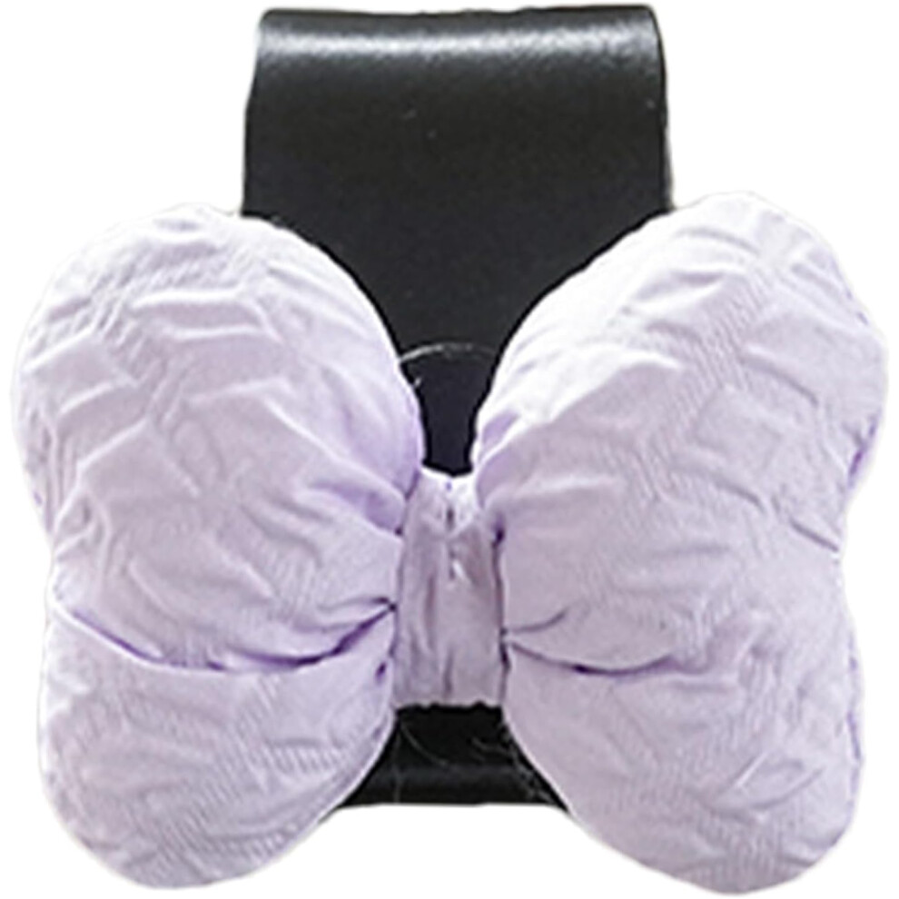 (Purple) Car Seat Hooks for Headrest | Bow Design High Load-Bearing Multi-Purpose Hanger for Car | Portable Stable Storage Interior Accessory for Bags