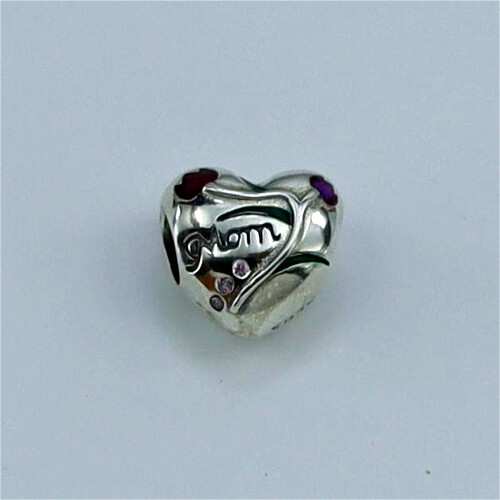 S925 Sterling Silver Flower Beads  Pandora Style