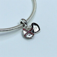 S925 Sterling Silver Bow Charm Beads Pandora Style