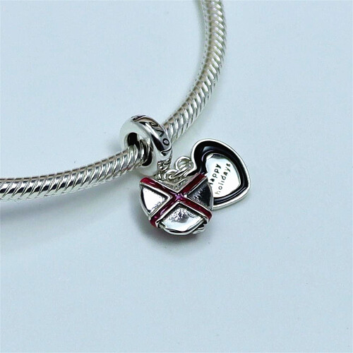 S925 Sterling Silver Bow Charm Beads Pandora Style